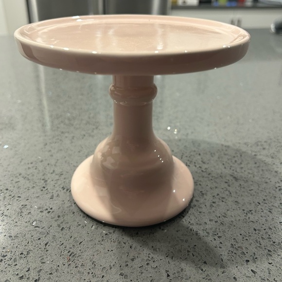 Other - MINI Pink Ceramic Cake Stand